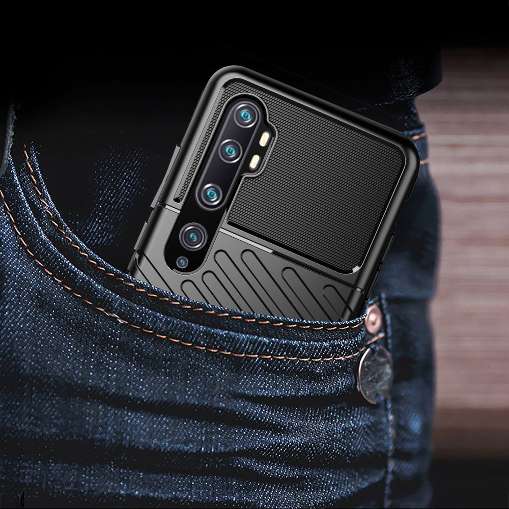 Pokrowiec Thunder Case czarny Xiaomi Mi Note 10 Pro / 10