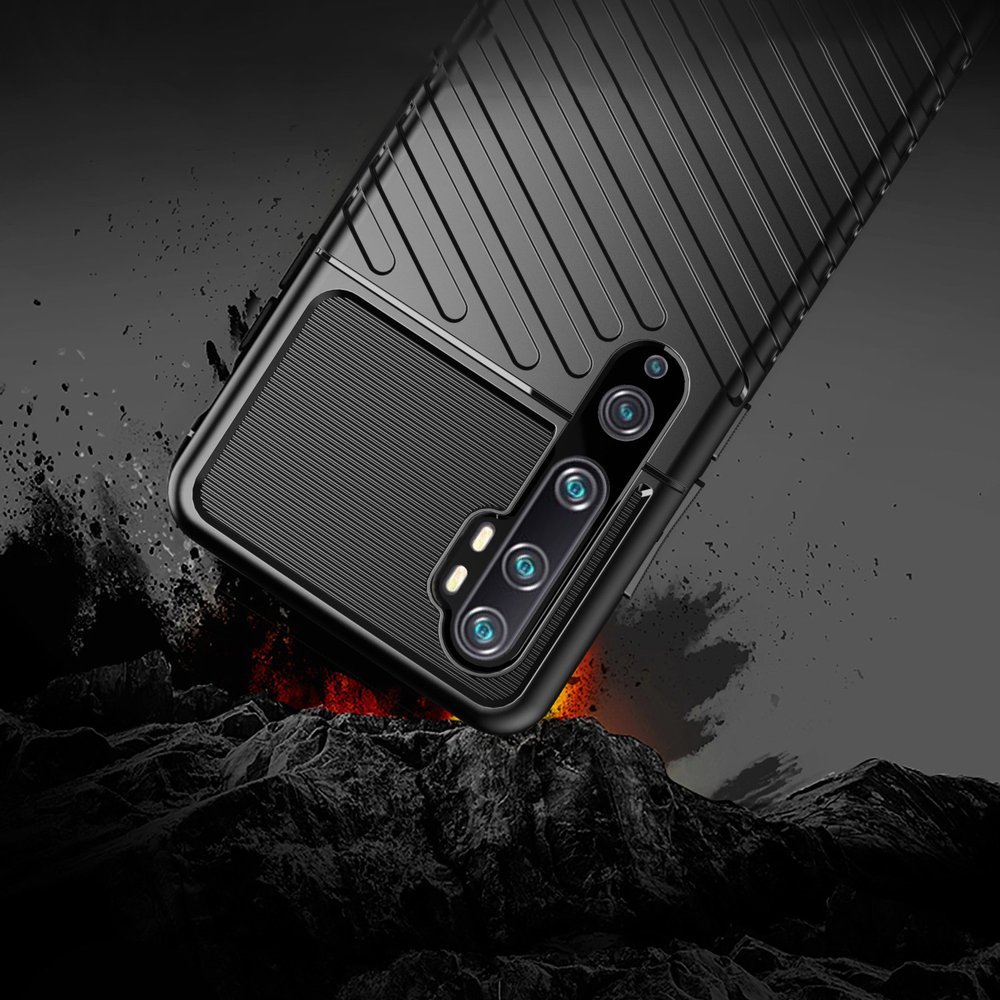 Pokrowiec Thunder Case czarny Xiaomi Mi Note 10 Pro / 5