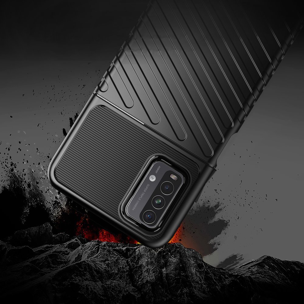 Pokrowiec Thunder Case czarny Xiaomi POCO M3 / 5