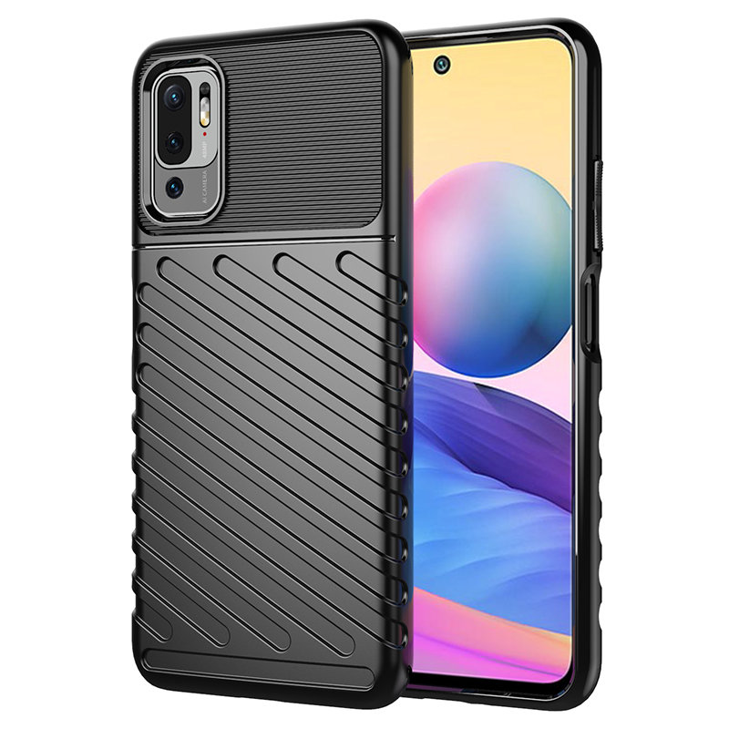 Pokrowiec Thunder Case czarny Xiaomi POCO M3 Pro