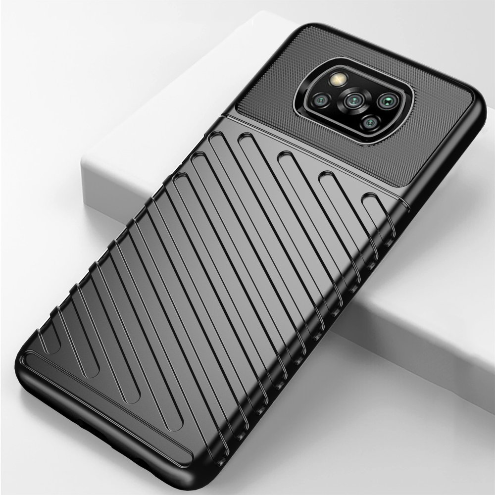 Pokrowiec Thunder Case czarny Xiaomi POCO X3 Pro / 11