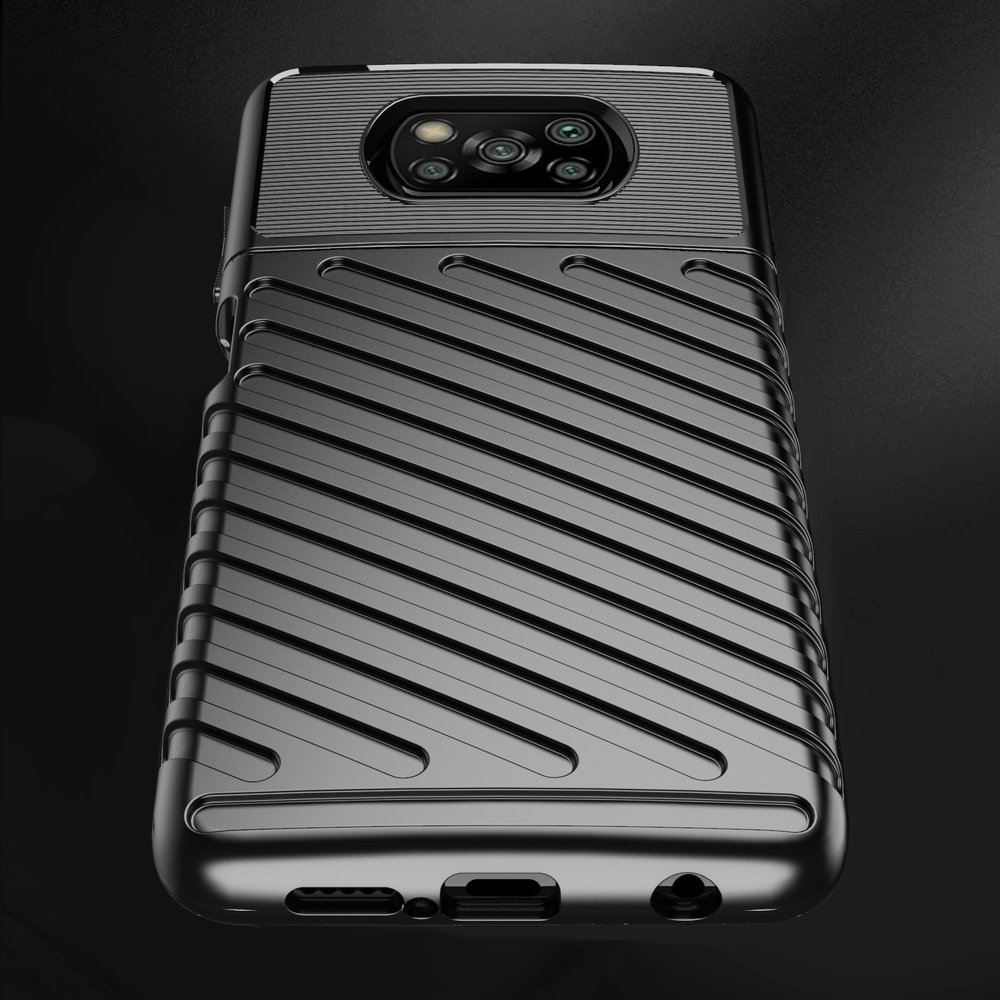 Pokrowiec Thunder Case czarny Xiaomi POCO X3 Pro / 7