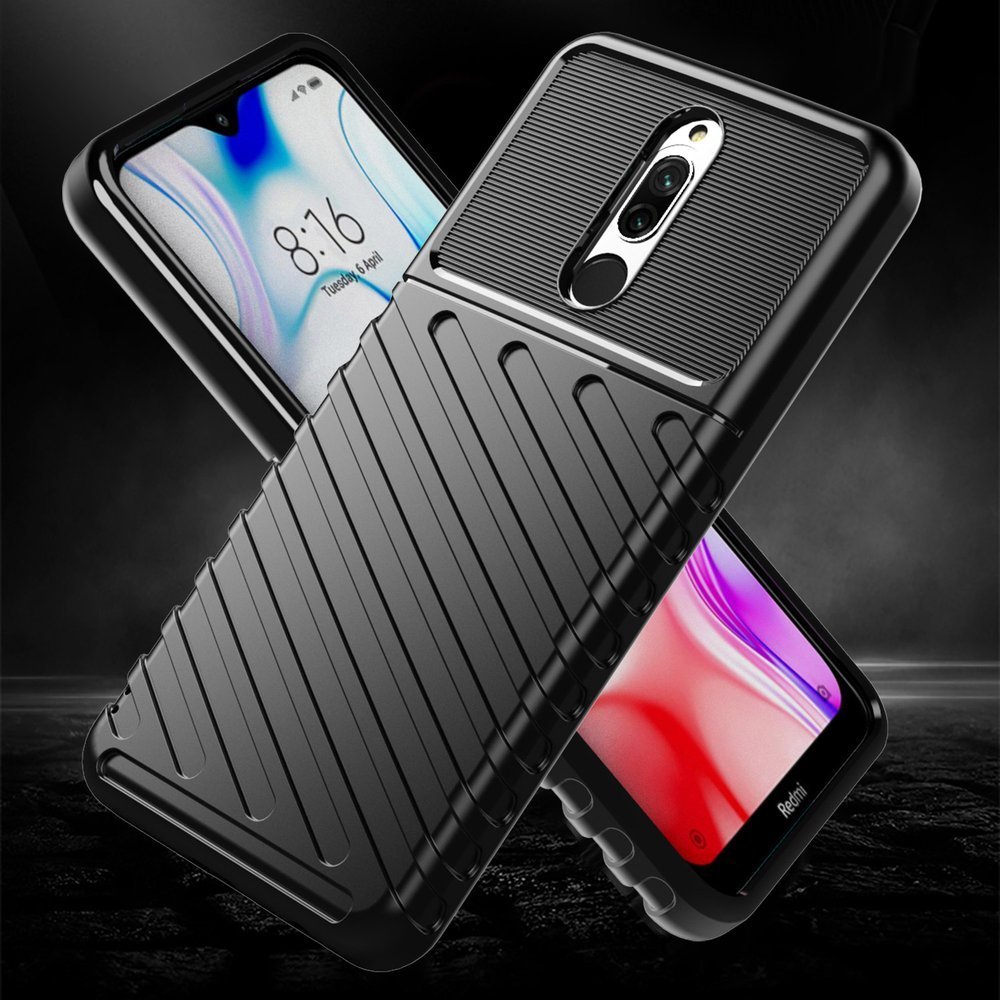 Pokrowiec Thunder Case czarny Xiaomi Redmi 8 / 2