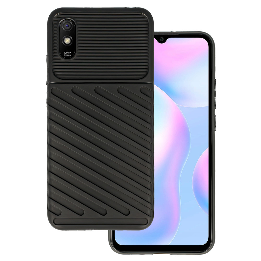 Pokrowiec Thunder Case czarny Xiaomi Redmi 9A