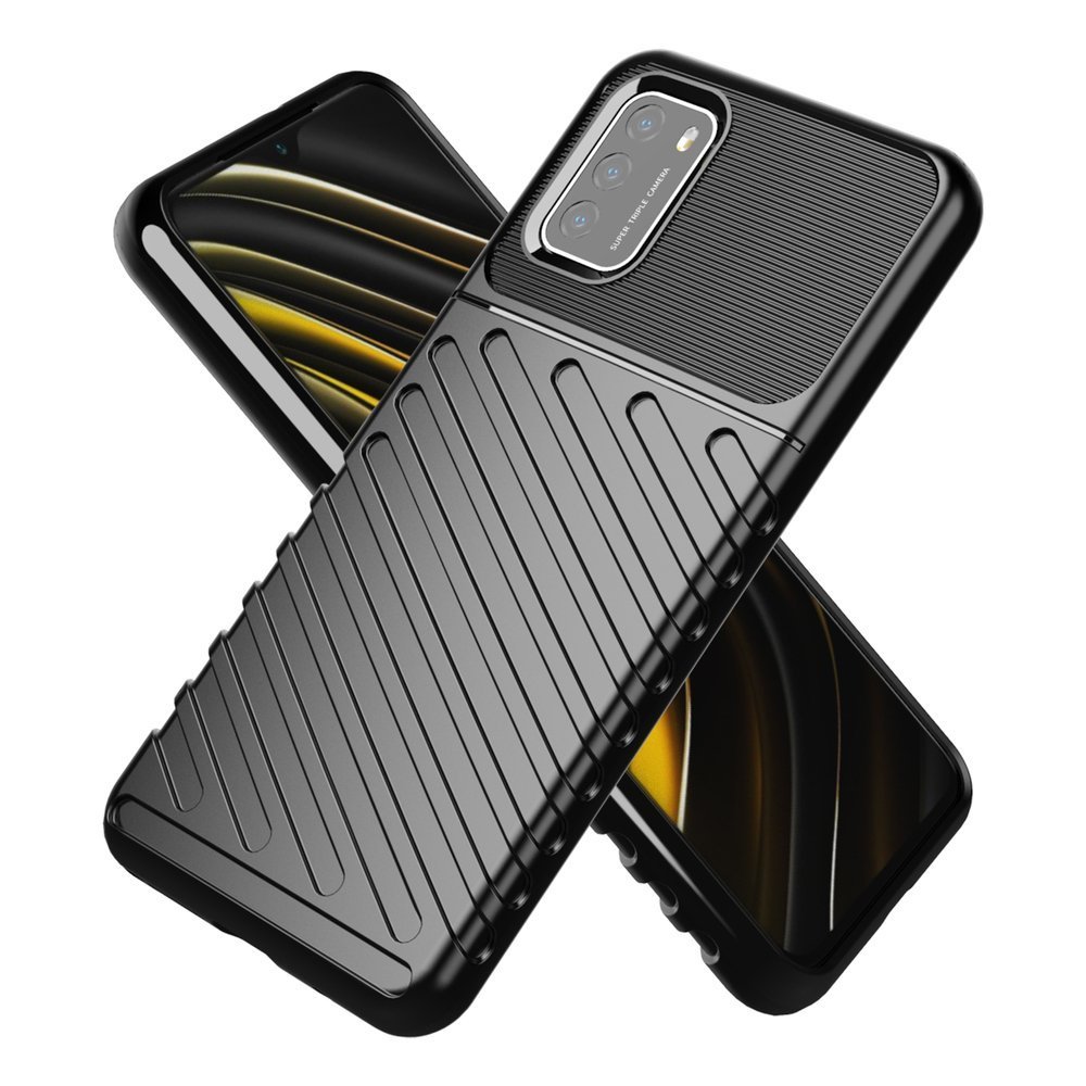 Pokrowiec Thunder Case czarny Xiaomi Redmi 9T / 2
