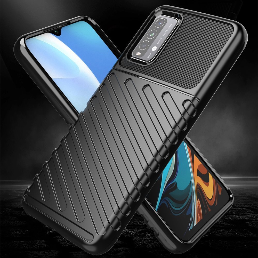 Pokrowiec Thunder Case czarny Xiaomi Redmi 9T / 3