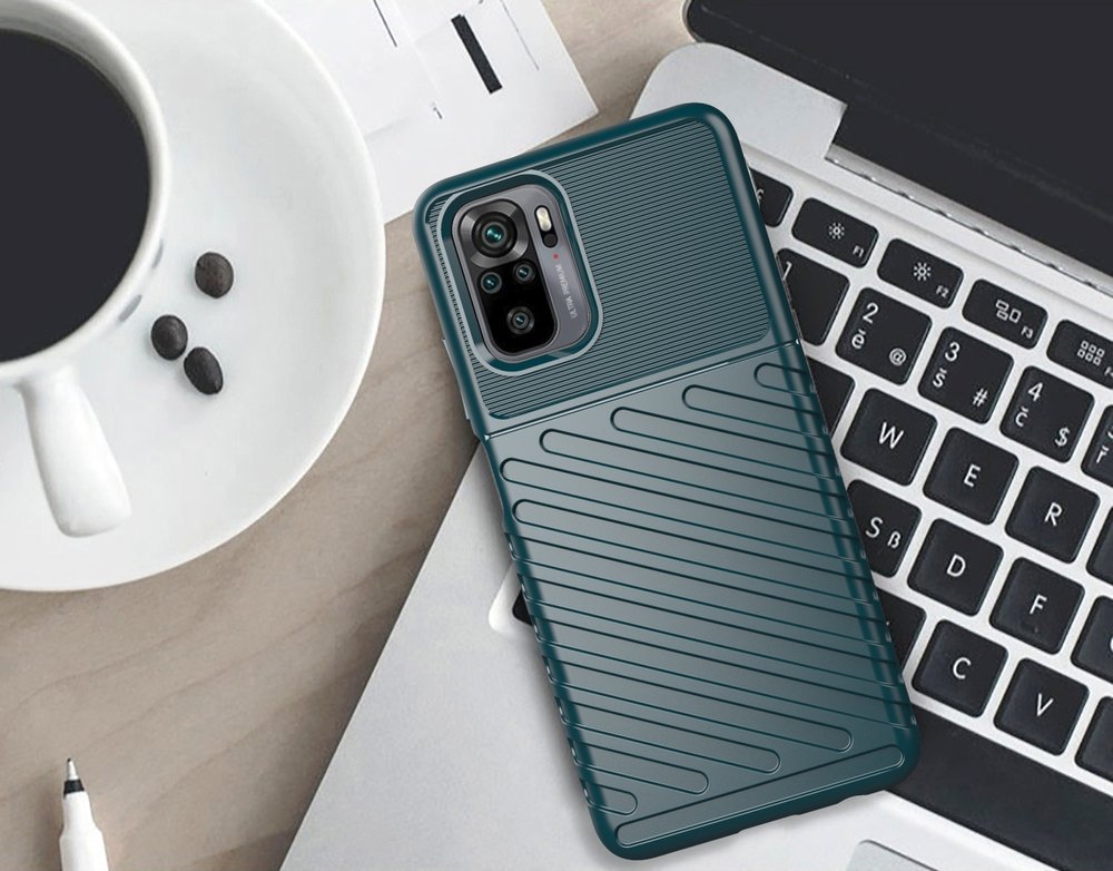 Pokrowiec Thunder Case czarny Xiaomi Redmi Note 10S / 5