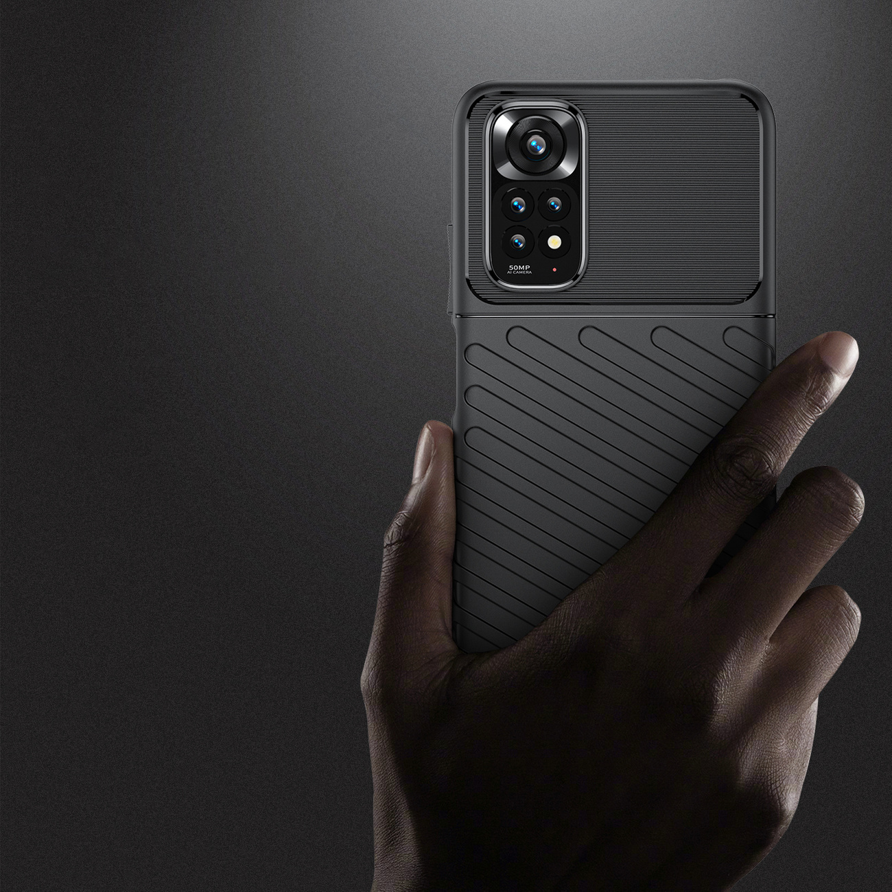 Pokrowiec Thunder Case czarny Xiaomi Redmi Note 11 / 3