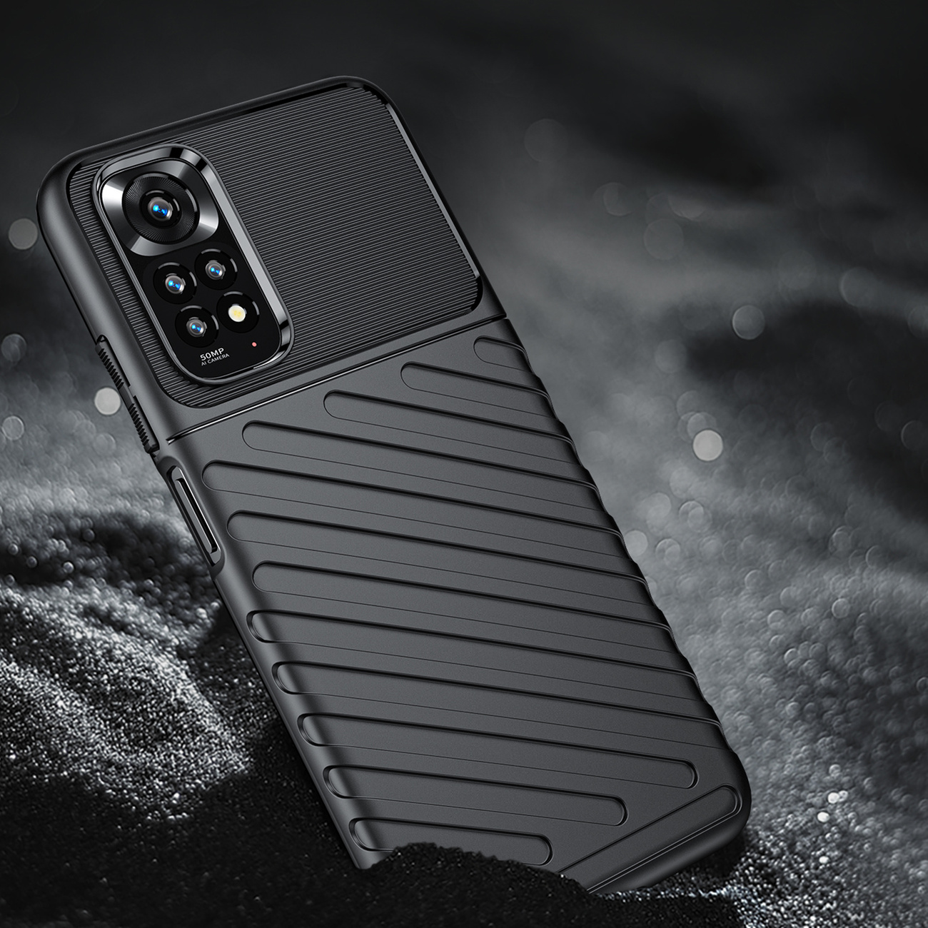 Pokrowiec Thunder Case czarny Xiaomi Redmi Note 11 / 5