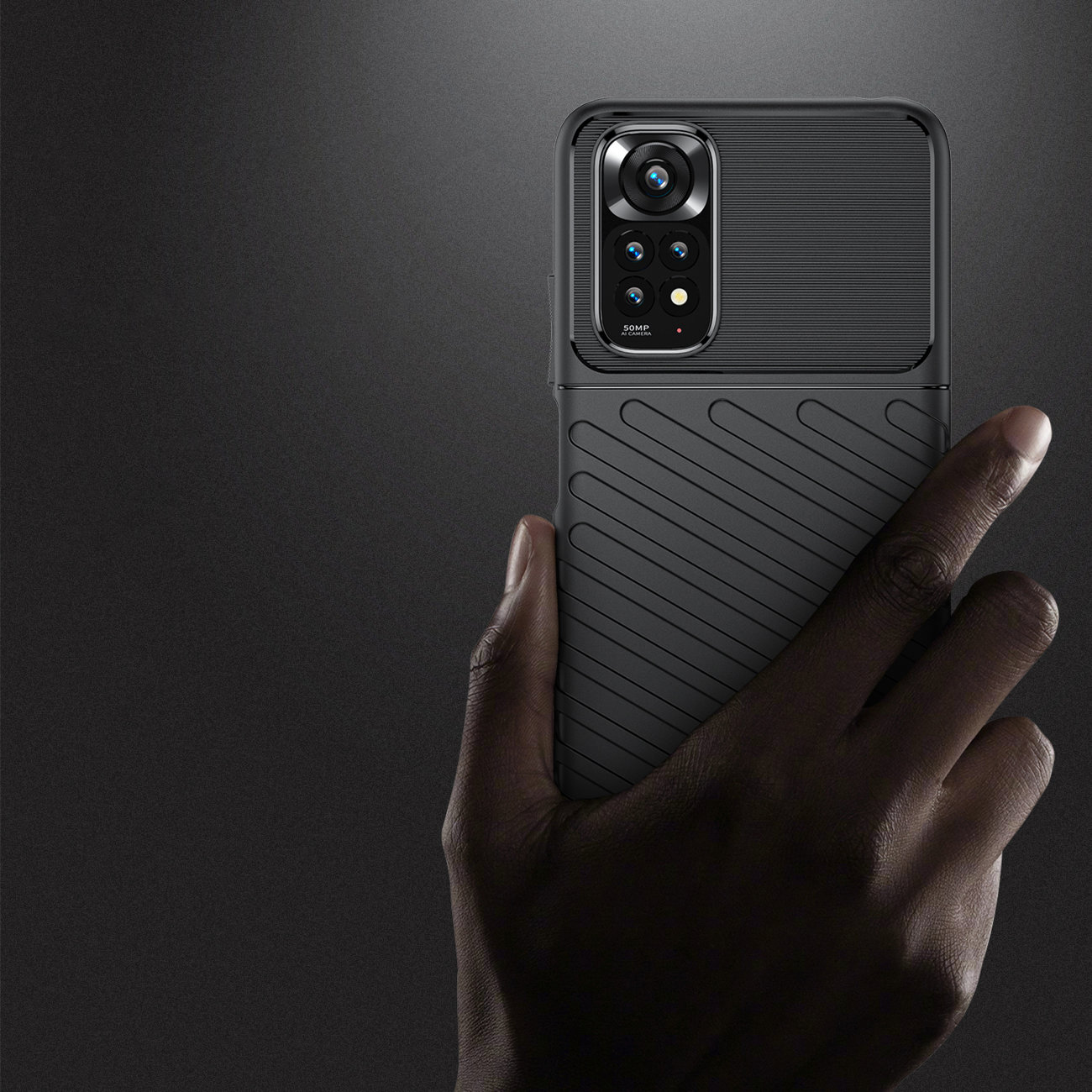 Pokrowiec Thunder Case czarny Xiaomi Redmi Note 11S / 3