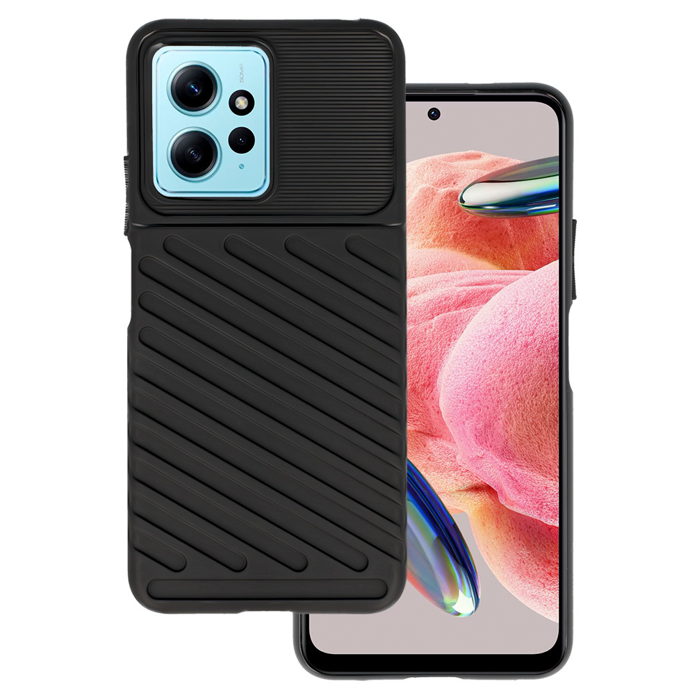 Pokrowiec Thunder Case czarny Xiaomi Redmi Note 12 4G