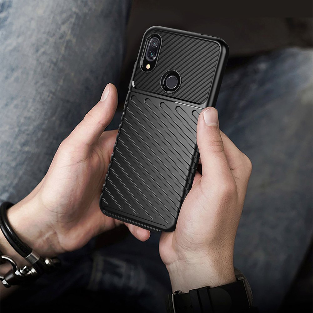 Pokrowiec Thunder Case czarny Xiaomi Redmi Note 7 / 8
