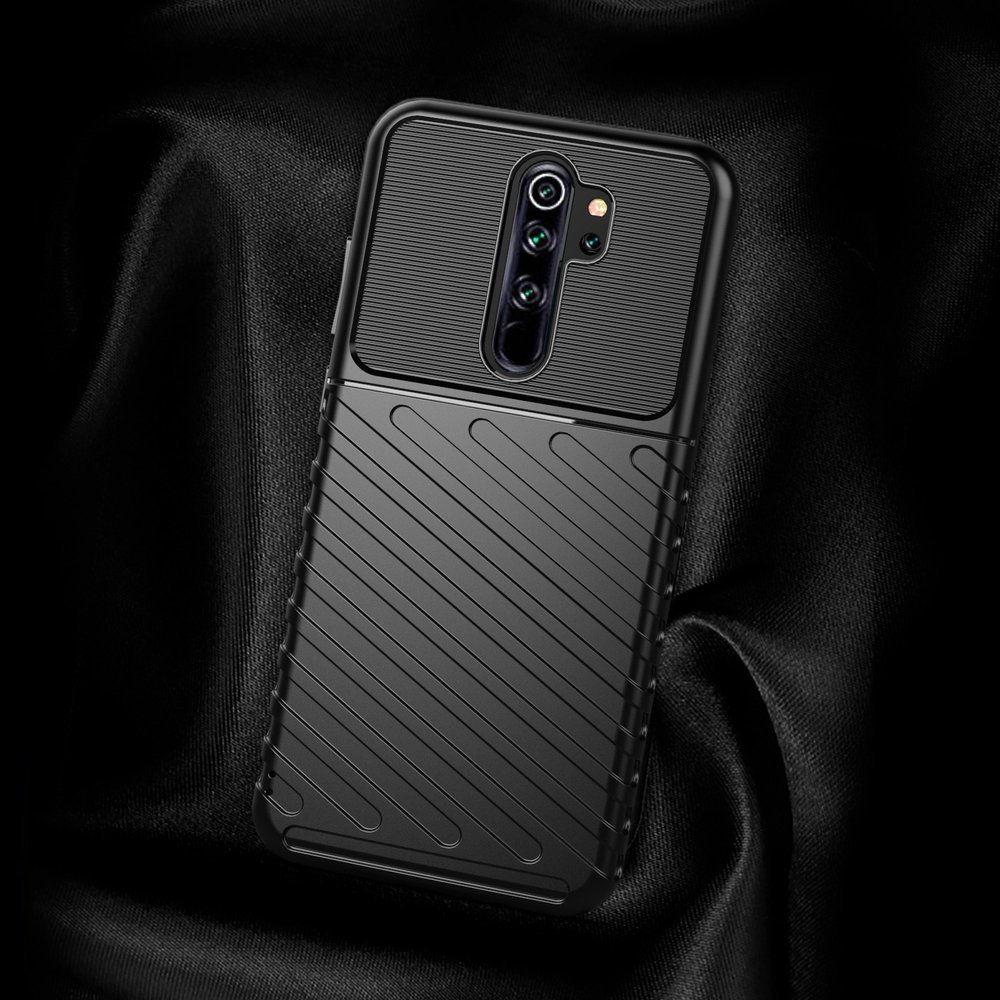 Pokrowiec Thunder Case czarny Xiaomi Redmi Note 8 Pro / 3 Pokrowiec Thunder Case czarny Xiaomi Redmi Note 8 Pro / 3