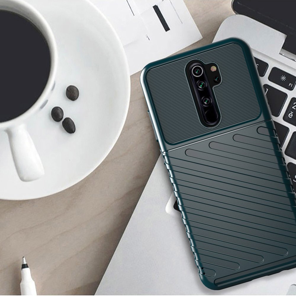 Pokrowiec Thunder Case czarny Xiaomi Redmi Note 8 Pro / 6 Pokrowiec Thunder Case czarny Xiaomi Redmi Note 8 Pro / 6