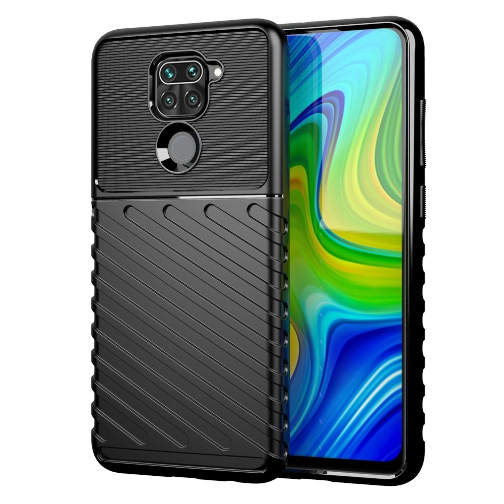Pokrowiec Thunder Case czarny Xiaomi Redmi Note 9