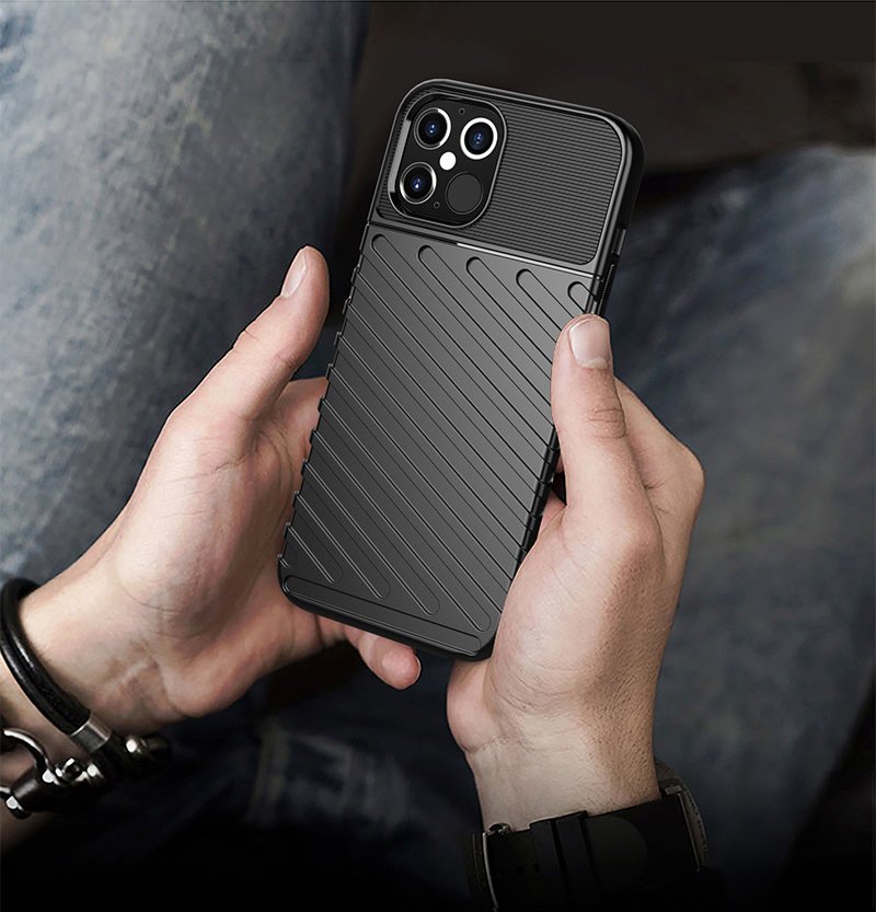 Pokrowiec Thunder Case niebieski Apple iPhone 12 Pro / 8 Pokrowiec Thunder Case niebieski Apple iPhone 12 Pro / 8