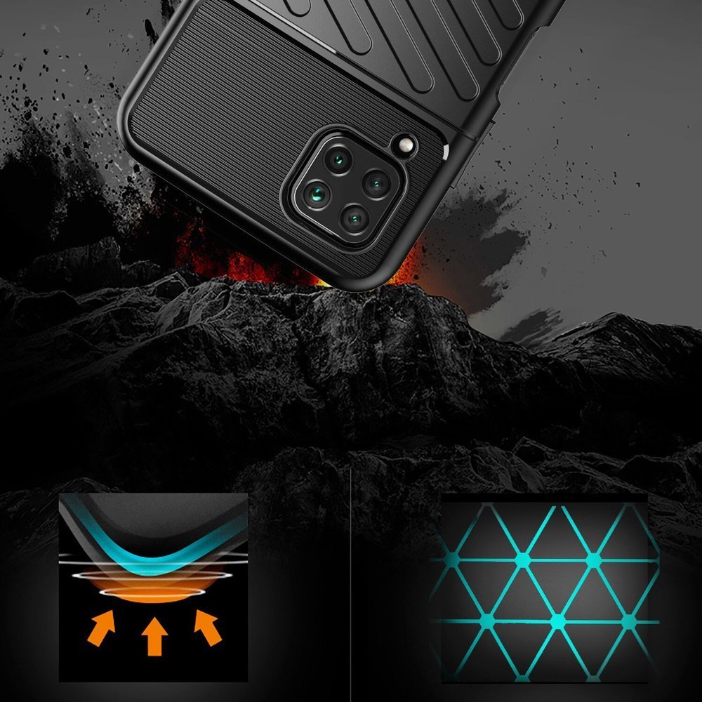 Pokrowiec Thunder Case niebieski Huawei P40 Lite / 3 Pokrowiec Thunder Case niebieski Huawei P40 Lite / 3