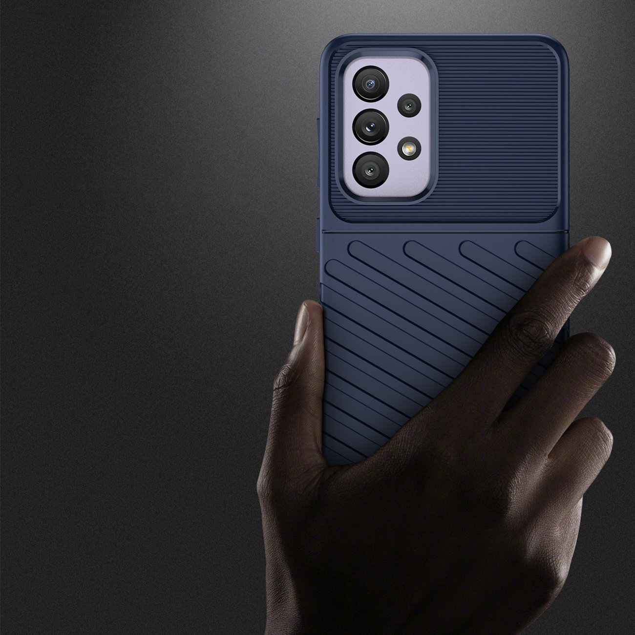 Pokrowiec Thunder Case niebieski Samsung Galaxy A33 5G / 3 Pokrowiec Thunder Case niebieski Samsung Galaxy A33 5G / 3