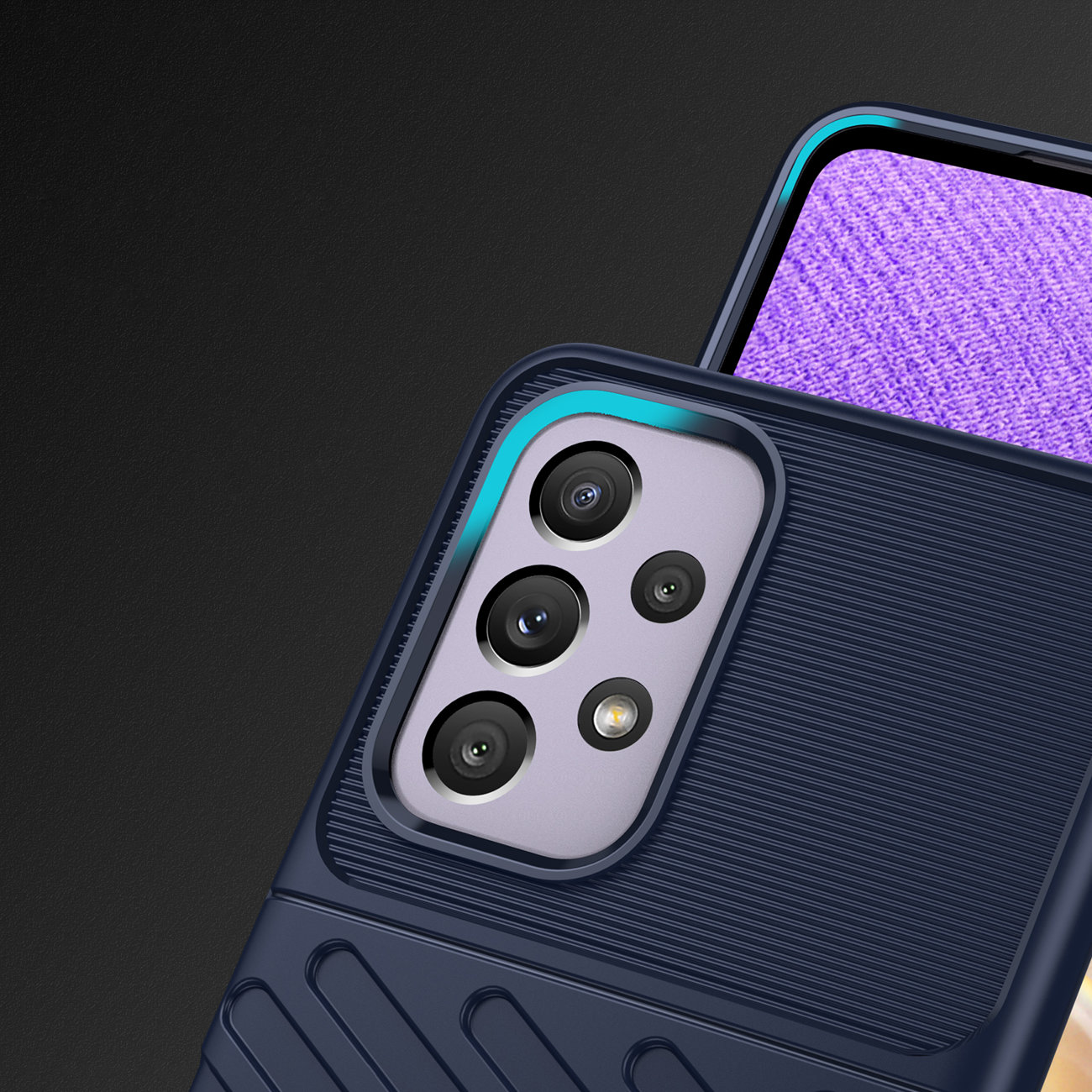 Pokrowiec Thunder Case niebieski Samsung Galaxy A33 5G / 4 Pokrowiec Thunder Case niebieski Samsung Galaxy A33 5G / 4