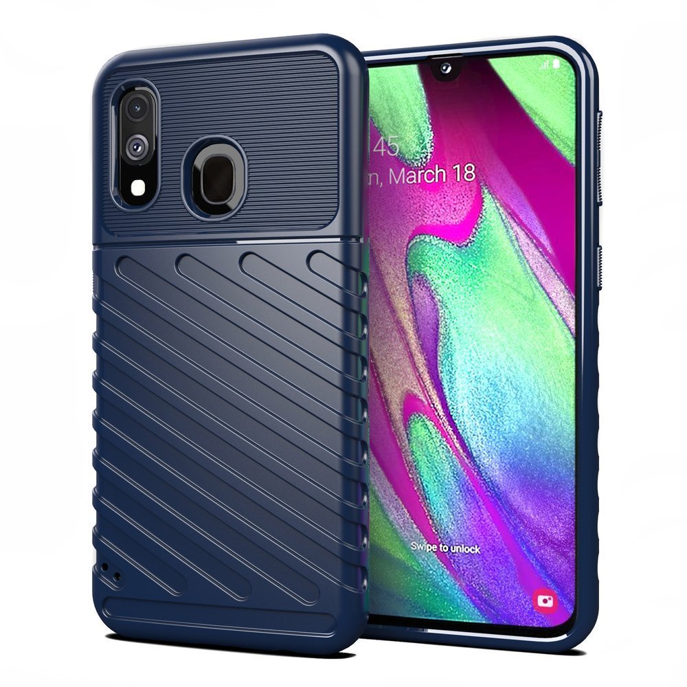 Pokrowiec Thunder Case niebieski Samsung Galaxy A40