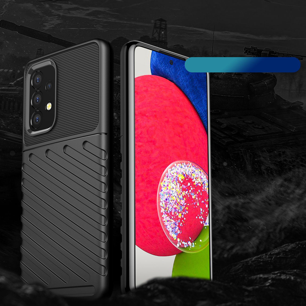 Pokrowiec Thunder Case niebieski Samsung Galaxy A53 5G / 2