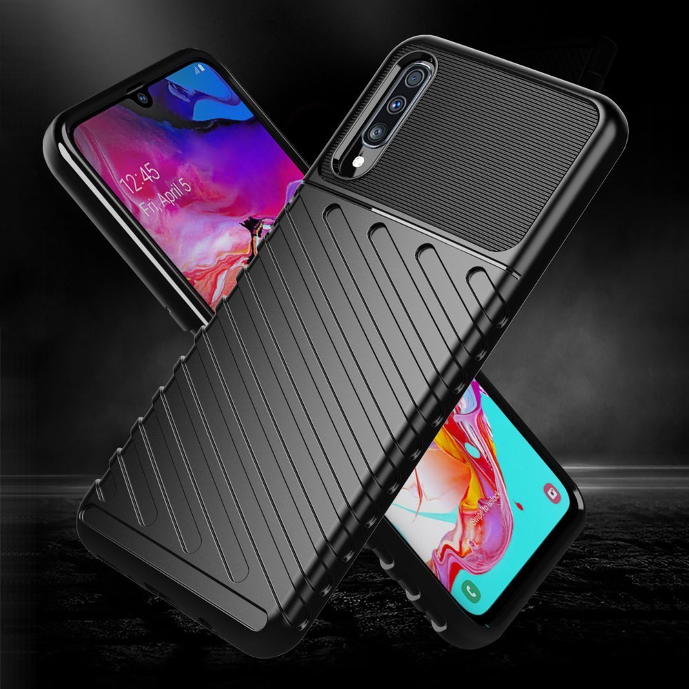 Pokrowiec Thunder Case niebieski Samsung Galaxy A70 / 2
