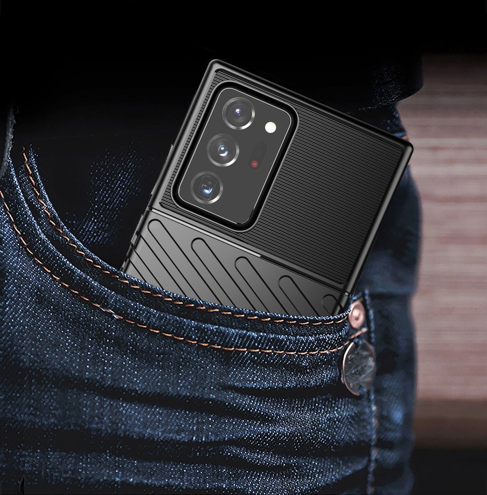 Pokrowiec Thunder Case niebieski Samsung Galaxy Note 20 Ultra / 10 Pokrowiec Thunder Case niebieski Samsung Galaxy Note 20 Ultra / 10