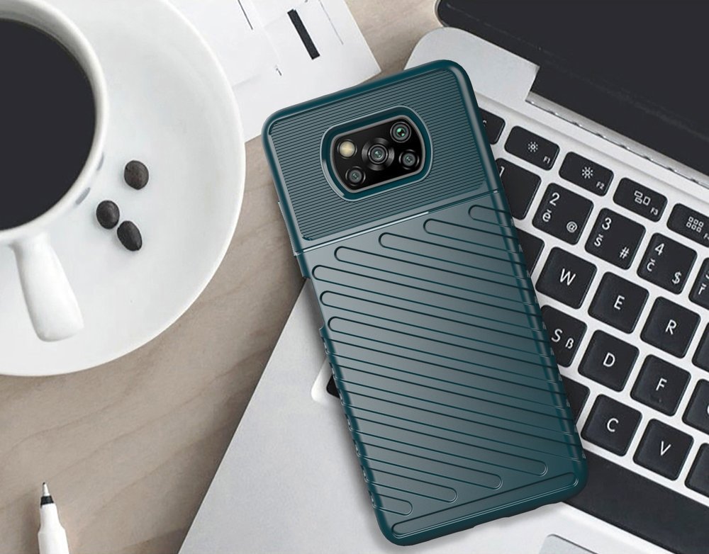 Pokrowiec Thunder Case niebieski Xiaomi POCO X3 Pro / 5