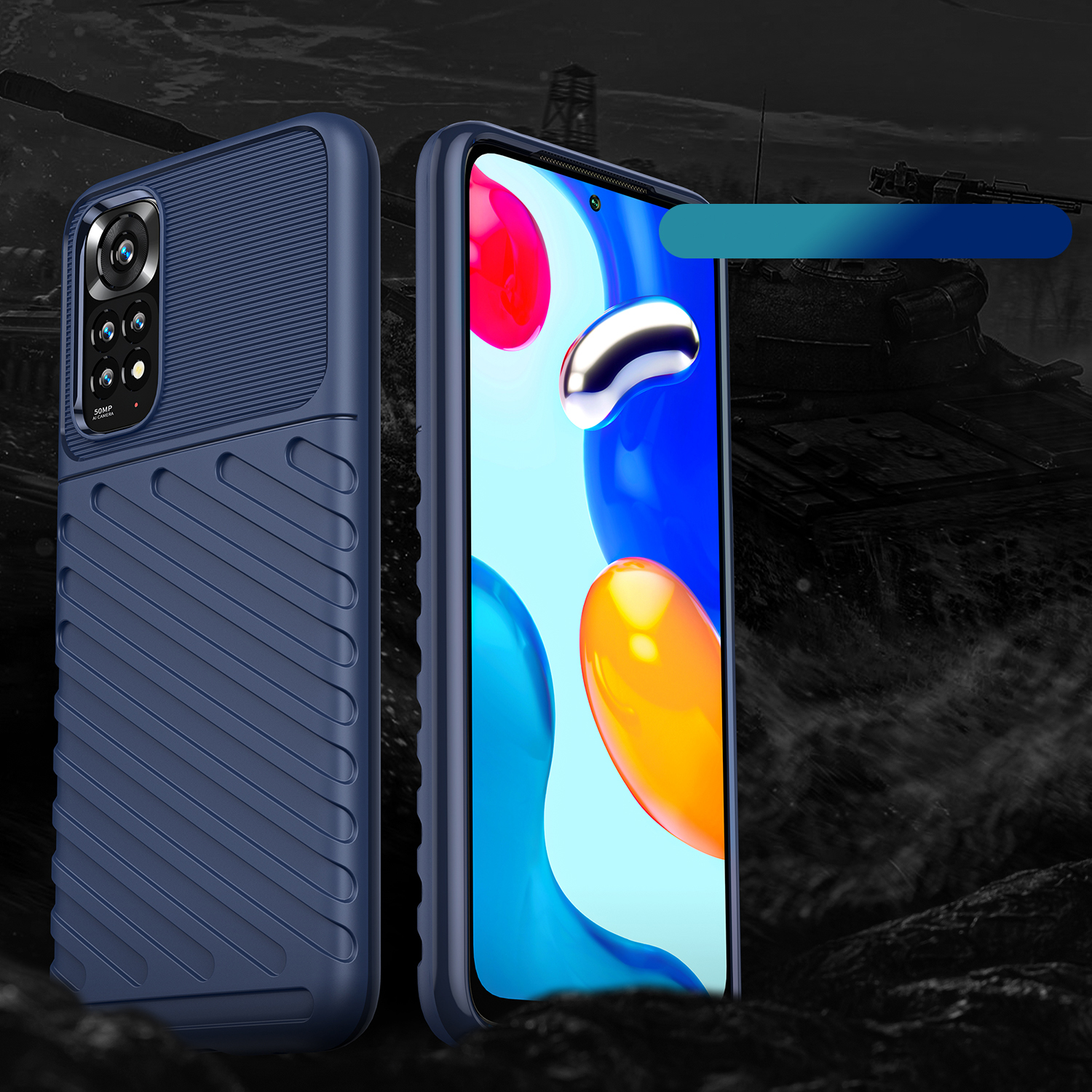 Pokrowiec Thunder Case niebieski Xiaomi Redmi Note 11 / 2