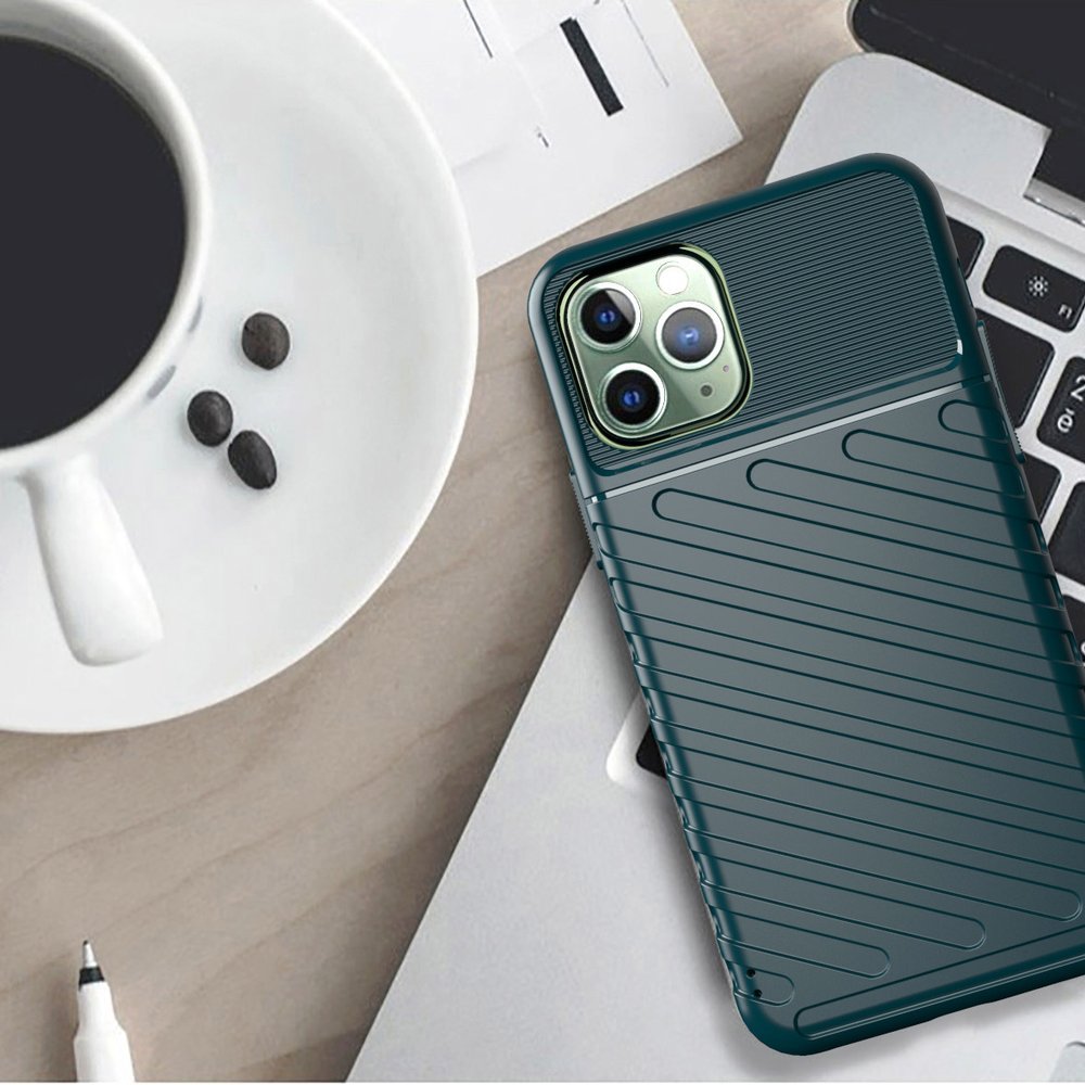 Pokrowiec Thunder Case zielony Apple iPhone 11 Pro Max / 6 Pokrowiec Thunder Case zielony Apple iPhone 11 Pro Max / 6