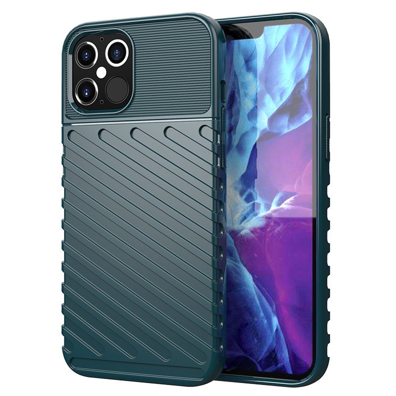 Pokrowiec Thunder Case zielony Apple iPhone 12 Pro Pokrowiec Thunder Case zielony Apple iPhone 12 Pro