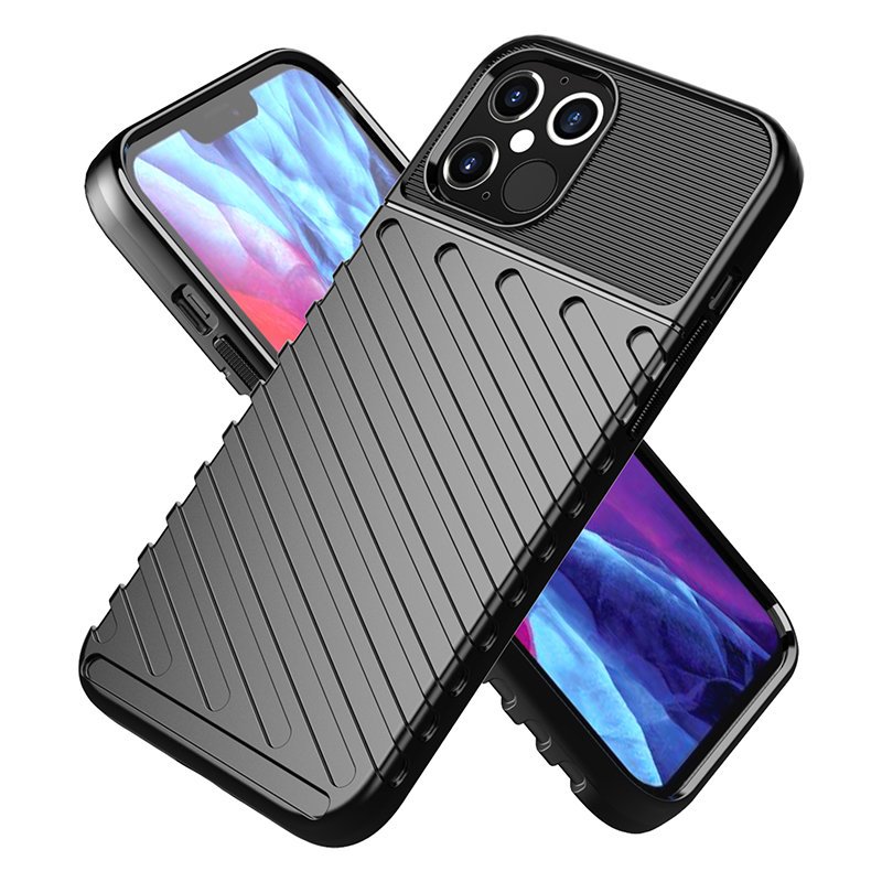 Pokrowiec Thunder Case zielony Apple iPhone 12 Pro / 12 Pokrowiec Thunder Case zielony Apple iPhone 12 Pro / 12