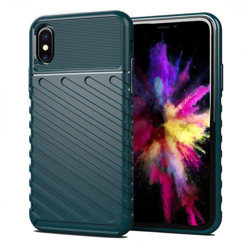 Pokrowiec Thunder Case zielony Apple iPhone X Pokrowiec Thunder Case zielony Apple iPhone X