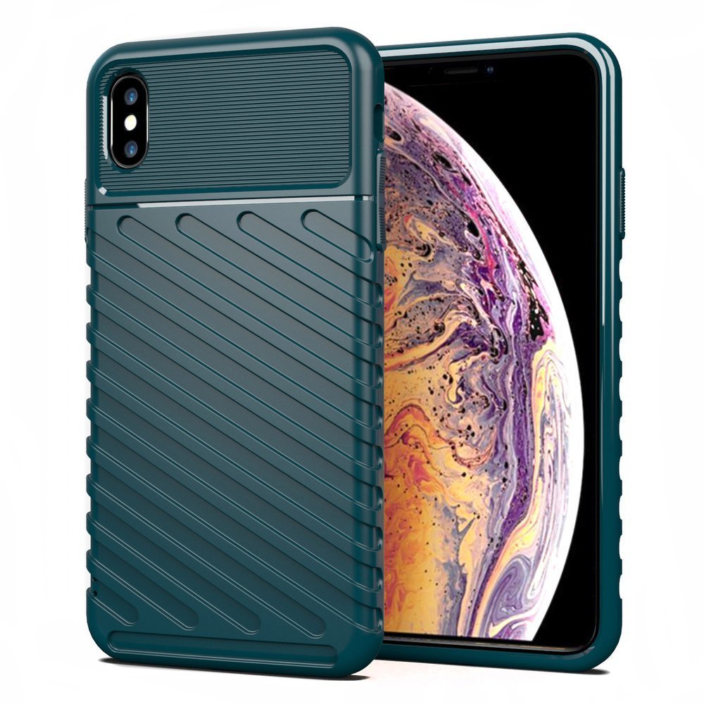 Pokrowiec Thunder Case zielony Apple iPhone XS Max Pokrowiec Thunder Case zielony Apple iPhone XS Max