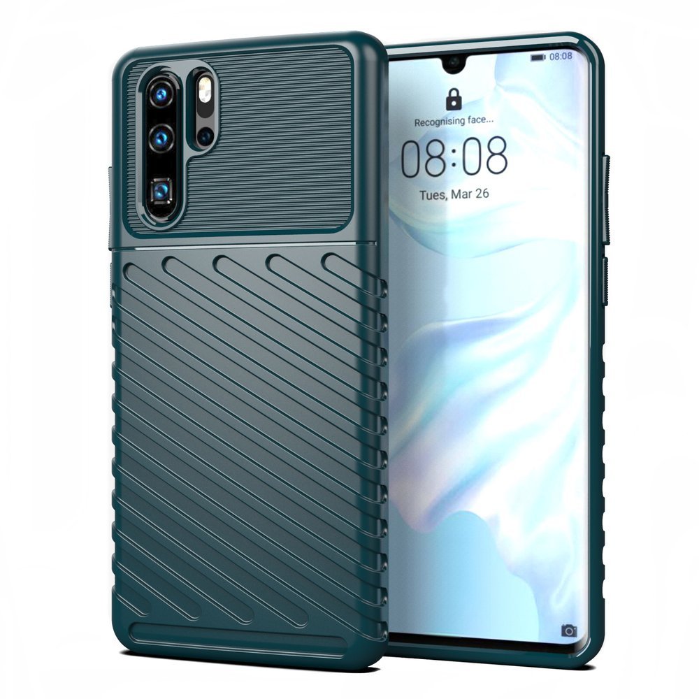 Pokrowiec Thunder Case zielony Huawei P30 Pro