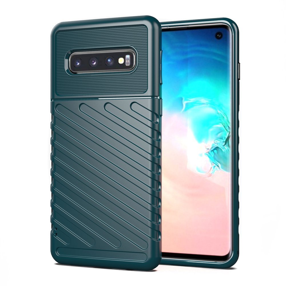 Pokrowiec Thunder Case zielony Samsung Galaxy S10
