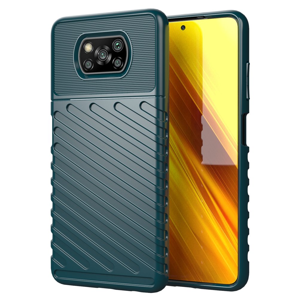 Pokrowiec Thunder Case zielony Xiaomi POCO X3 Pro