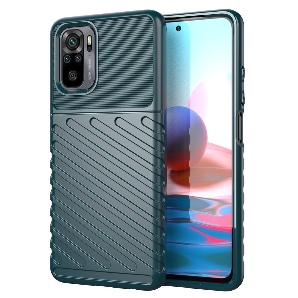 Pokrowiec Thunder Case zielony Xiaomi Redmi Note 10S