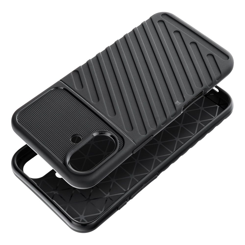 Pokrowiec THUNDER czarny Apple iPhone 16 Plus / 12