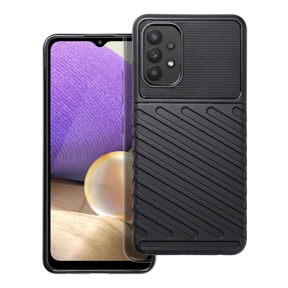 Pokrowiec THUNDER czarny Samsung A32 Lte