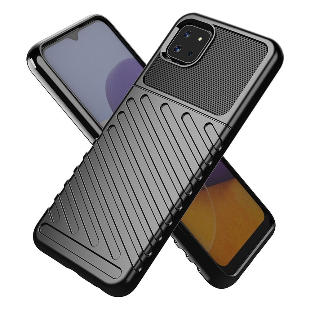 Pokrowiec THUNDER czarny Samsung Galaxy A22 5G / 2 Pokrowiec THUNDER czarny Samsung Galaxy A22 5G / 2