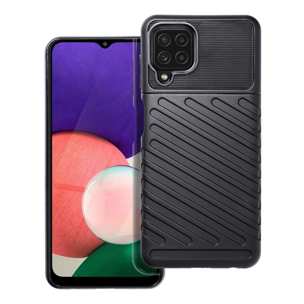 Pokrowiec THUNDER czarny Samsung Galaxy A22