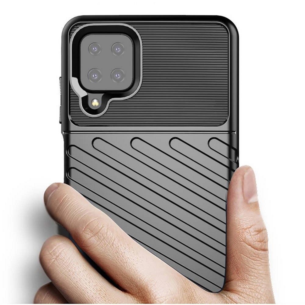 Pokrowiec THUNDER czarny Samsung Galaxy A22 / 3