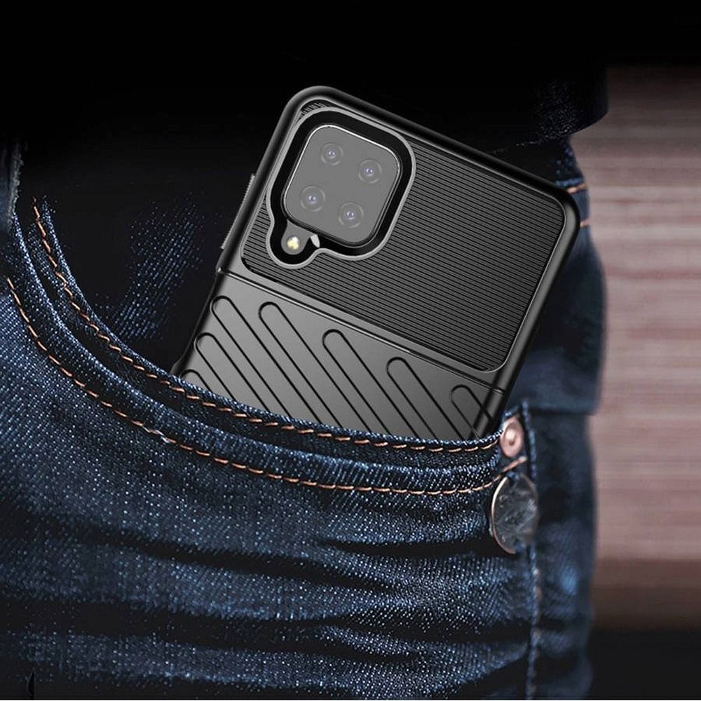 Pokrowiec THUNDER czarny Samsung Galaxy A22 / 6