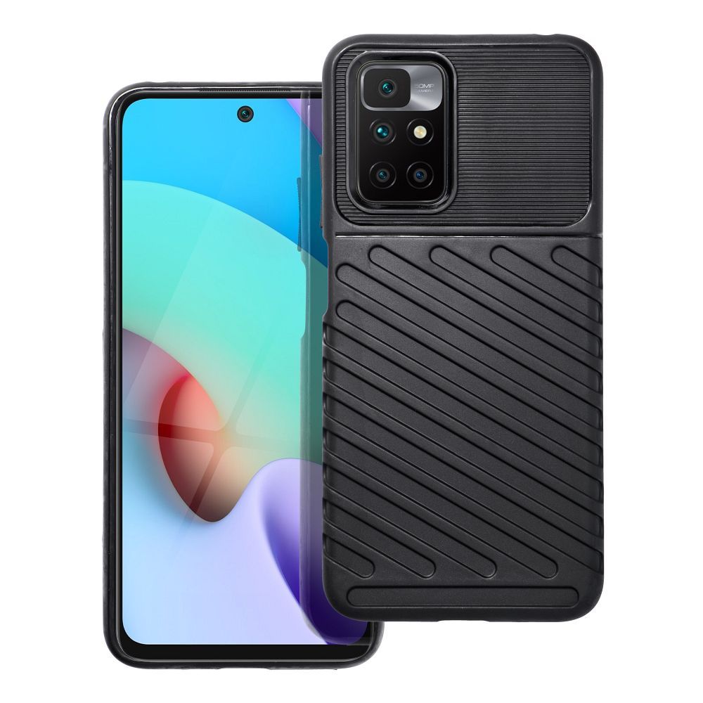 Pokrowiec THUNDER czarny Xiaomi Redmi 10