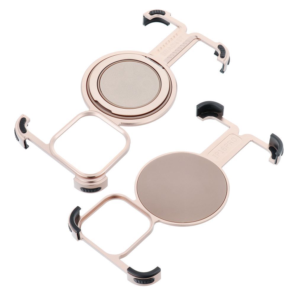 Pokrowiec TITANIUM Bracket złoty Apple iPhone 15 / 9 Pokrowiec TITANIUM Bracket złoty Apple iPhone 15 / 9