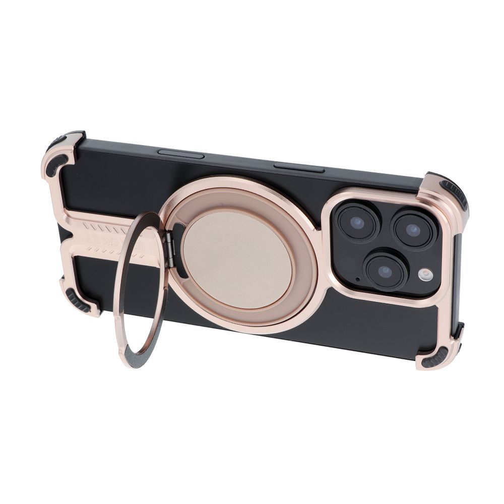 Pokrowiec TITANIUM Bracket złoty Apple iPhone 15 Pro / 2 Pokrowiec TITANIUM Bracket złoty Apple iPhone 15 Pro / 2