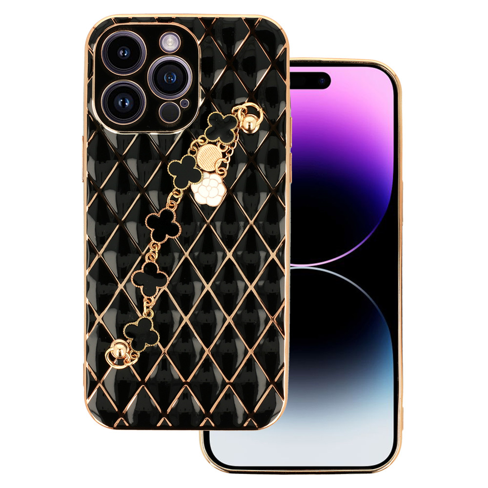 Pokrowiec Trend Case wz�r 5 czarny Apple iPhone 14 Pro