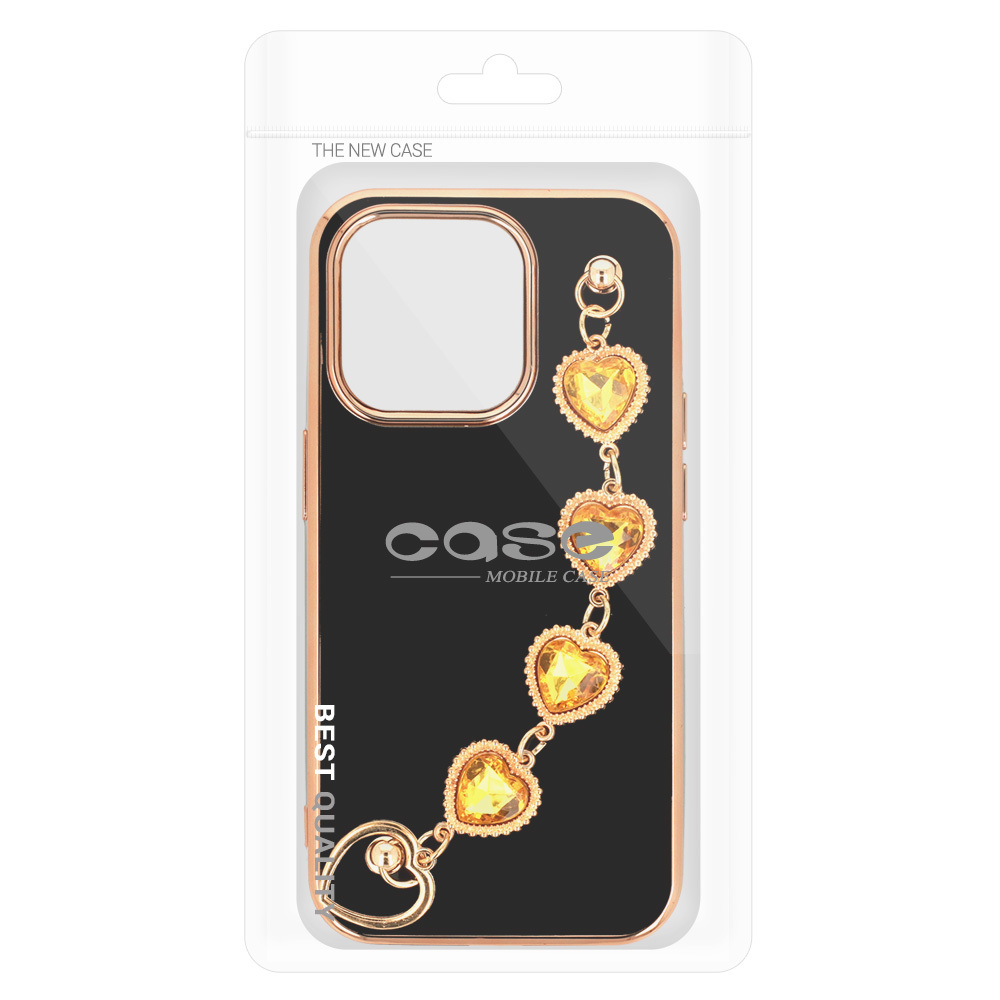 Pokrowiec Trend Case wz�r 2 czarny Apple iPhone XS / 5