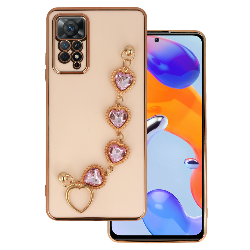 Pokrowiec Trend Case wz�r 2 jasnor�owy Xiaomi Redmi Note 11 Pro 5G